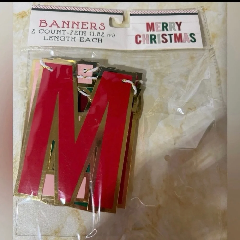 Christmas Letter Garland Decoration